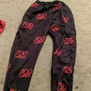 💯💯 emoji pants BOYS XL